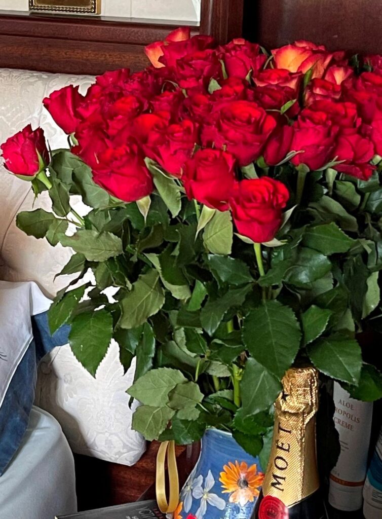 Another bunch of roses for a birthday